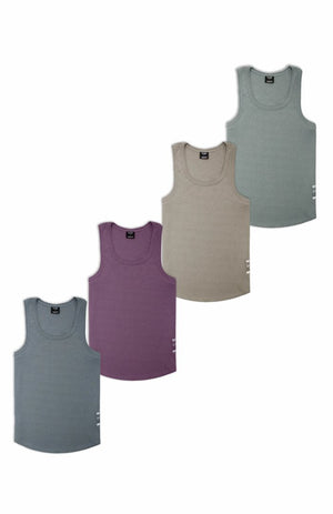 NT001 Ribbed Tank 5pk